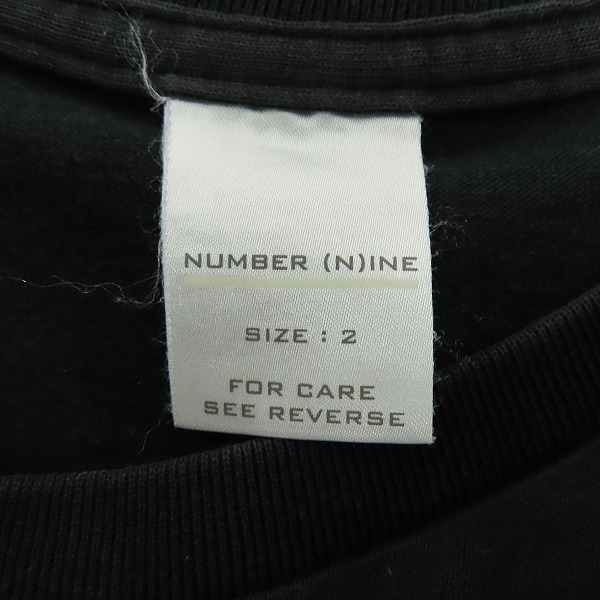 実際に弊社で買取させて頂いたNUMBER(N)INE/ナンバーナイン Tシャツ 00SS I LOVE GOTHAM/2の画像 2枚目