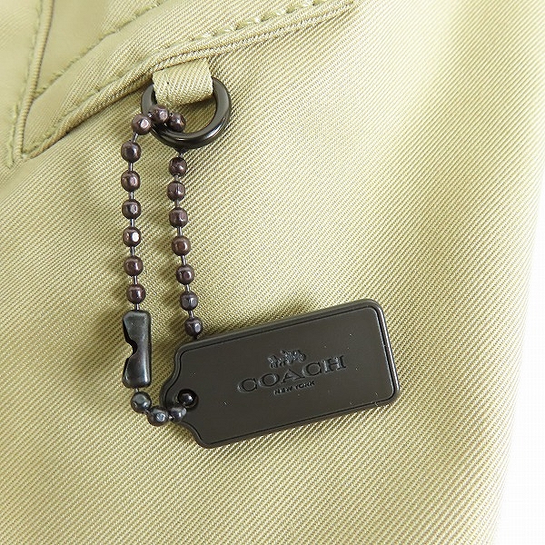 実際に弊社で買取させて頂いたCOACH/コーチ シグネチャー柄切替 トレンチコート 89627の画像 8枚目