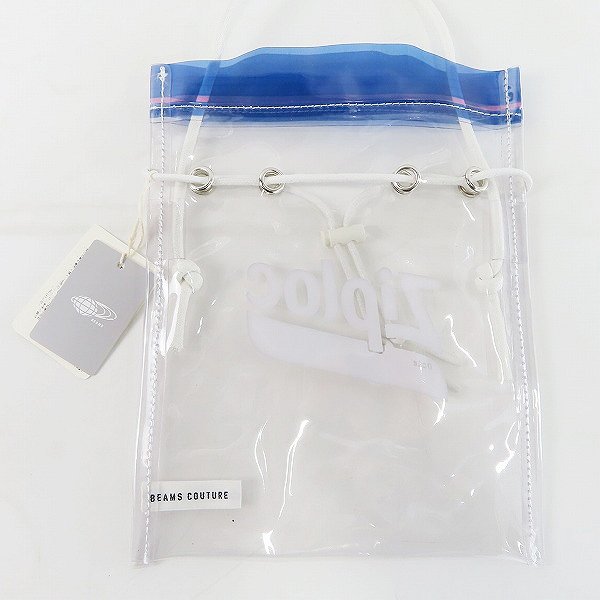 実際に弊社で買取させて頂いた【未使用】BEAMS/ビームス ジップロック 巾着 ショルダーバッグの画像 1枚目