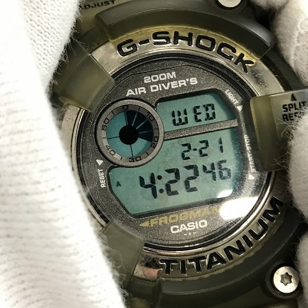 実際に弊社で買取させて頂いたG-SHOCK/G-ショック FROGMAN/フロッグマン '99 Master of G DW-8200MSU-8Tの画像 4枚目