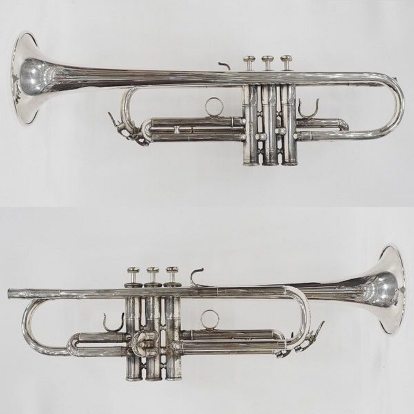 実際に弊社で買取させて頂いた★【難有り】YAMAHA/ヤマハ Custom YTR-934ML/YTR934ML トランペット シルバー ハードケース付の画像 1枚目