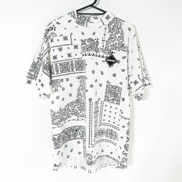 実際に弊社で買取させて頂いたF.C.Real Bristol/F.C.レアルブリストル WHOLE PATTERN S/S MOCKNECK TOP/半袖カットソー FCRB-230138/M
