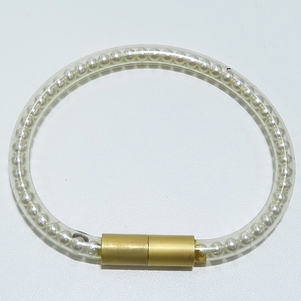 実際に弊社で買取させて頂いたCHANEL/シャネル チューブブレスレット フェイクパール  00 Sの画像 4枚目