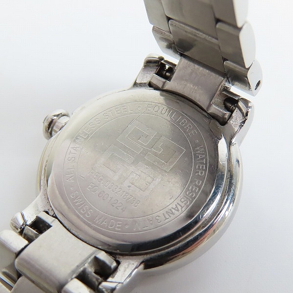 実際に弊社で買取させて頂いたGIVENCHY/ジバンシィ シェル文字盤 ラウンド レディース ウォッチ【動作未確認】の画像 4枚目