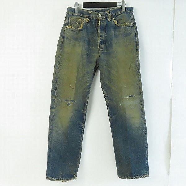 実際に弊社で買取させて頂いたLEVIS/リーバイス 501XX 刻印J 足長R/Vステッチ 腰裏シングル ヴィンテージ デニムパンツ