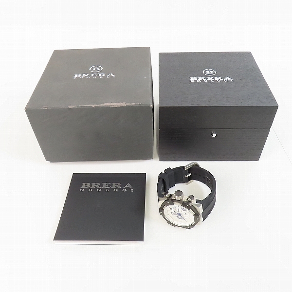 実際に弊社で買取させて頂いたBRERA OROLOGI/ブレラ オロロジ 腕時計 スーパースポルティーボ クォーツ/BRSSC4905【動作未確認】の画像 5枚目