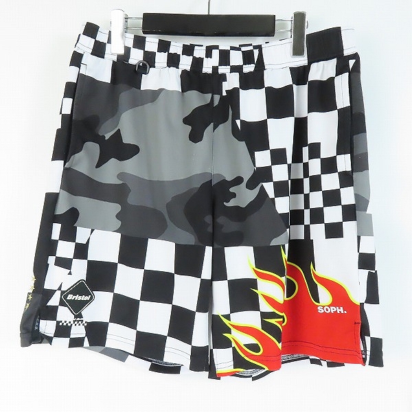 実際に弊社で買取させて頂いたF.C.Real Bristol/FCRB/エフシーレアルブリストル 19SS MULTI PATTERN SH ショーツ FCRB-190029 L