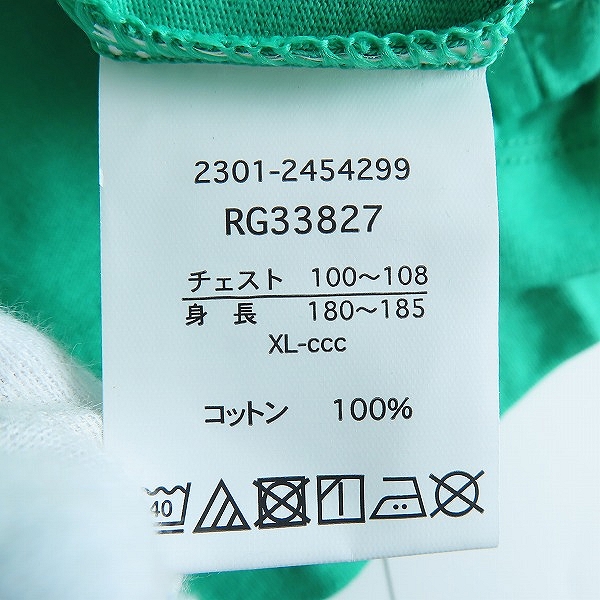 実際に弊社で買取させて頂いた【未使用】canterbury/カンタベリー ラグビー アイルランド チーム Tシャツ RG33827/XLの画像 3枚目