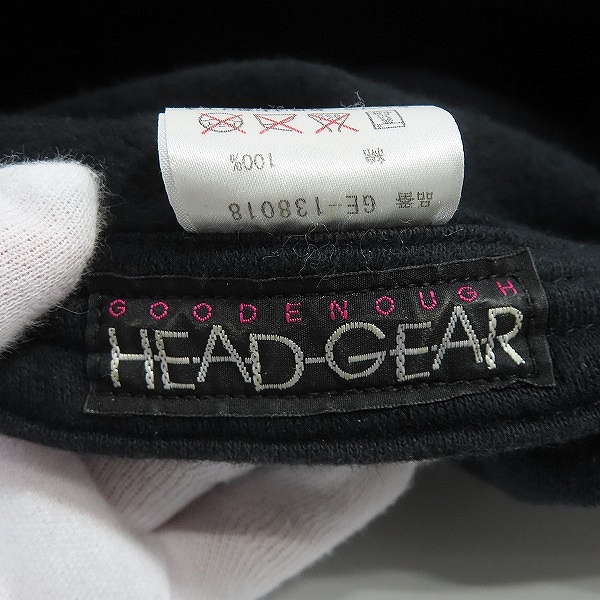 実際に弊社で買取させて頂いたGOODENOUGH/グッドイナフ ベレー帽/ブラックの画像 4枚目