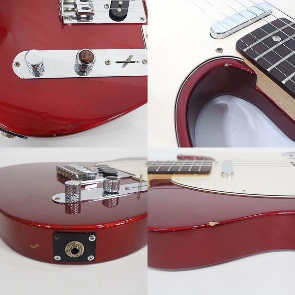 実際に弊社で買取させて頂いた★メーカー不明 テレキャスターType エレキギター ギグケース付の画像 6枚目