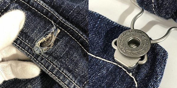 実際に弊社で買取させて頂いたTHE FLAT HEAD/フラットヘッド デニム オーバーオール/30の画像 8枚目