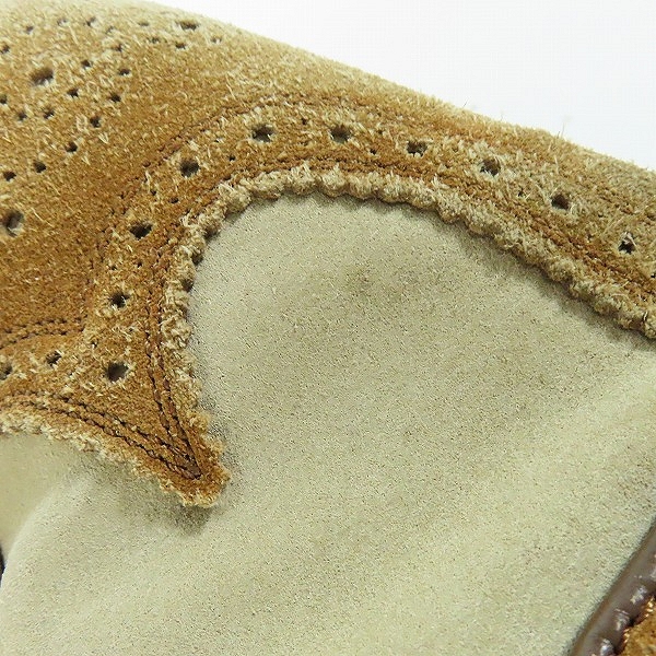 実際に弊社で買取させて頂いたR.J.B FLAT HEAD/フラットヘッド スエード レザー シューズ/9の画像 6枚目