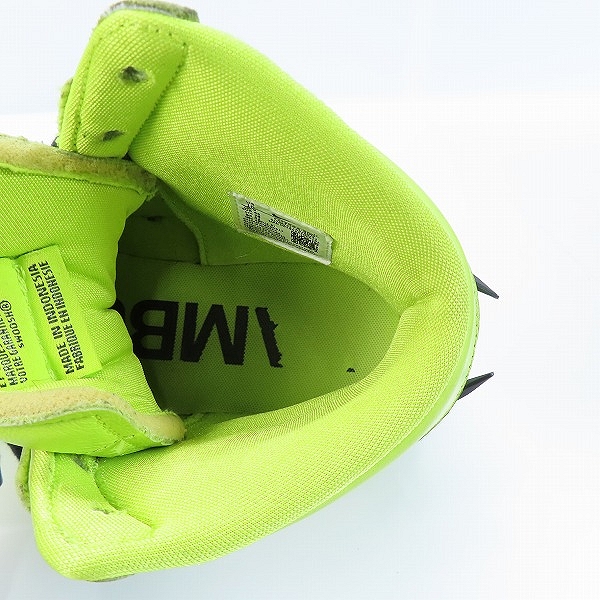 実際に弊社で買取させて頂いたNIKE×AMBUSH/ナイキ×アンブッシュ DUNK HIGH FLASH LIME/ダンク ハイ フラッシュ ライム CU7544-300/28の画像 4枚目