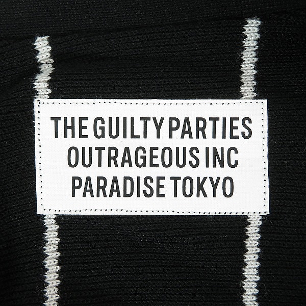 実際に弊社で買取させて頂いたWACKO MARIA/ワコマリア GUILTY PARTIES シルク/レーヨン混 カーディガン/Mの画像 2枚目