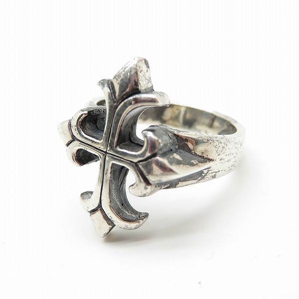 実際に弊社で買取させて頂いたCRAZY PIG/クレイジーピッグ クロス リング/指輪 18号