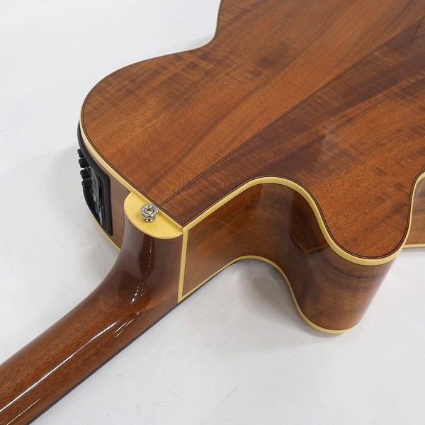 実際に弊社で買取させて頂いた★【難有り】Takamine/タカミネ SANTA FE LTD97 エレアコ/アコースティックギター 限定モデル ハードケース付の画像 8枚目