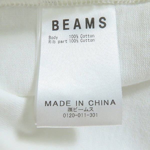 実際に弊社で買取させて頂いた【未使用】BEAMS/ビームス SIDEPK BIG TEE Tシャツ/Mの画像 3枚目