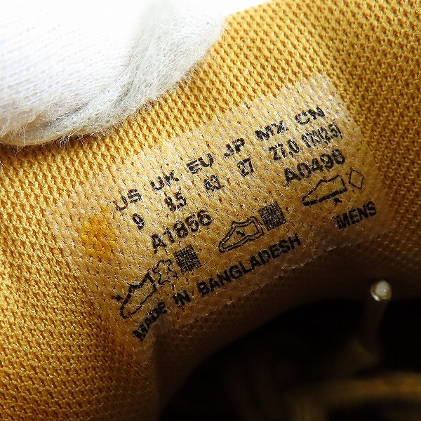 実際に弊社で買取させて頂いたTimberland/ティンバーランド ITEZA CHUKKA  ハイカットスニーカー/ブーツ A1866 27.0の画像 5枚目