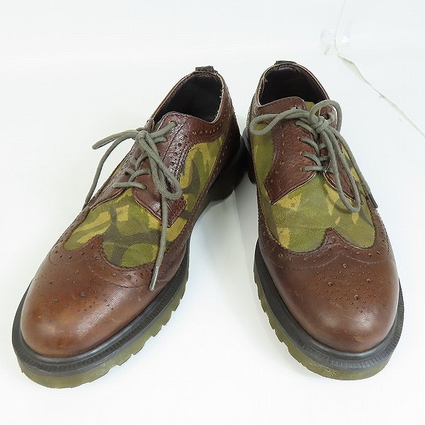 実際に弊社で買取させて頂いたDr.Martens/ドクターマーチン ブローグ シューズ   迷彩 カモフラ 3989/UK7