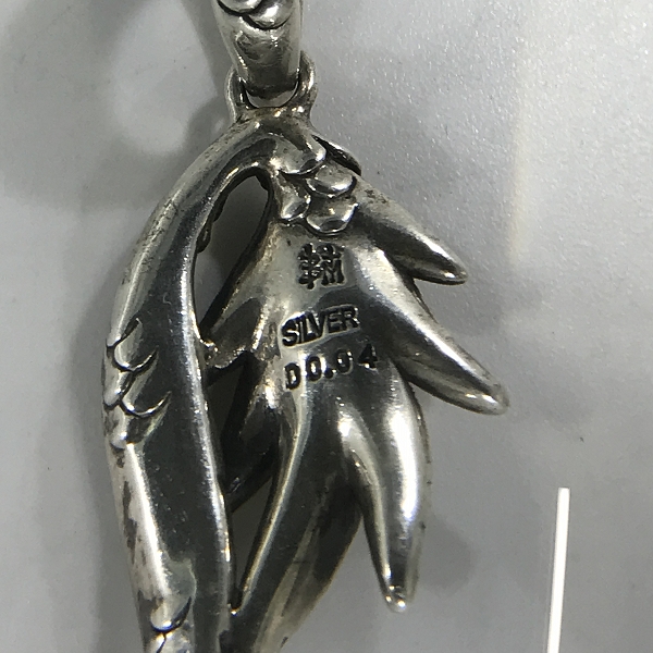 実際に弊社で買取させて頂いたBloody Mary/ブラッディマリー ブルーダイヤモンド/D0.04 Ice アイス ペンダント - 青鳥 BMP717/チェーン付きの画像 4枚目