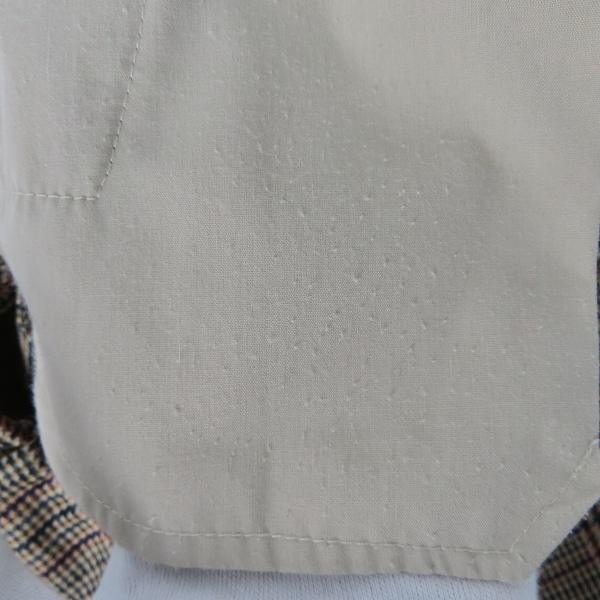 実際に弊社で買取させて頂いたSHIPS/シップス SYNTHETIC WOOL チェック柄 テーラードジャケット/イージーパンツ/セットアップ Mの画像 5枚目