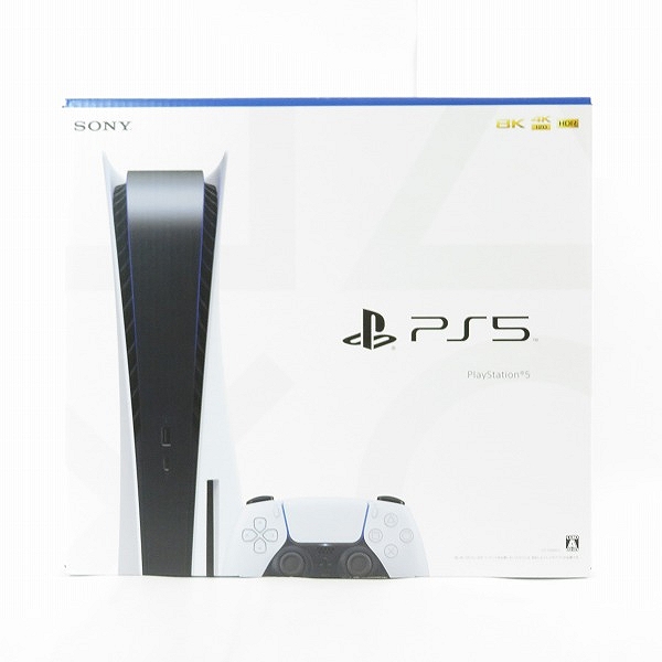 実際に弊社で買取させて頂いた SONY/ソニー Playstation5/プレイステーション5/PS5 本体 ディスクドライブ搭載モデル CFI-1200A01【簡易動作確認済】 