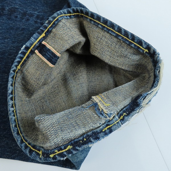 実際に弊社で買取させて頂いたSUGAR CANE/シュガーケーン LONE STAR JEANS/スタープリント デニムパンツ/ジーンズ SC40901/W36/L33の画像 5枚目