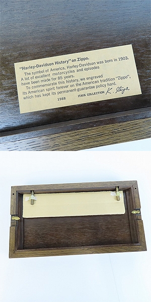 実際に弊社で買取させて頂いた【付属品完備】ZIPPO/ジッポー HARLEY DAVIDSON/ハーレーダビッドソン 歴史 85周年記念 ZIPPO 8個セット/イタヤの画像 9枚目