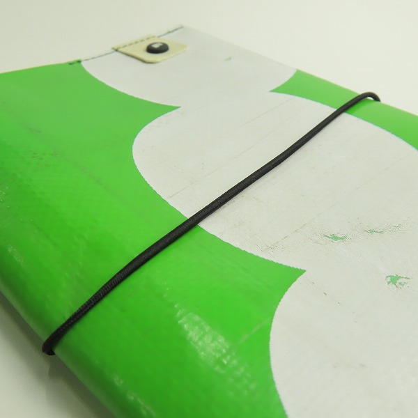 実際に弊社で買取させて頂いたFREITAG/フライターグ 手帳カバー/ノートカバー グリーン/ホワイトの画像 6枚目