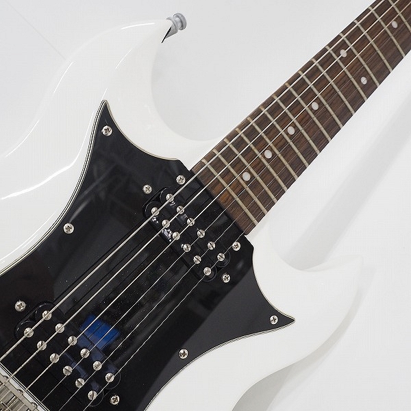 実際に弊社で買取させて頂いた★VOX/ヴォックス SDC-22 WH ダブルカッタウェイ  エレキギター ソフトケース付の画像 4枚目