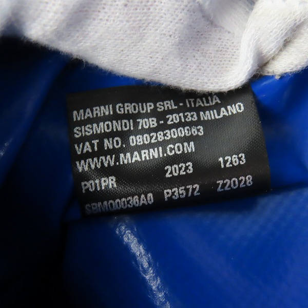 実際に弊社で買取させて頂いた【難有り】MARNI/マルニ TRIBECA ショルダーバッグ  SBMQ0036A0 P3572 Z2028の画像 6枚目