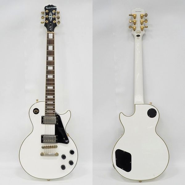 実際に弊社で買取させて頂いた★Epiphone/エピフォン Les Paul Custom Pro/レスポールカスタム プロ コイルタップ＆フェイズ搭載 ソフトケース付の画像 1枚目
