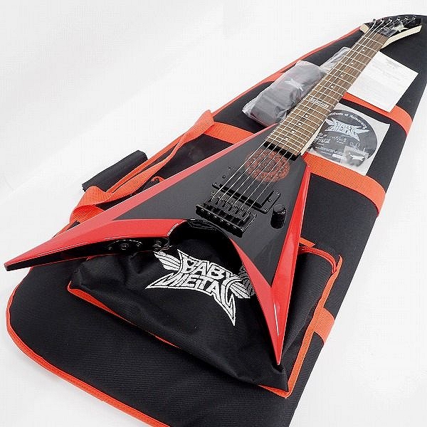 実際に弊社で買取させて頂いた★ESP BABYMETAL/ベビーメタル MINI-ARROW ミニアロー ミニエレキギター The one ギグケース付