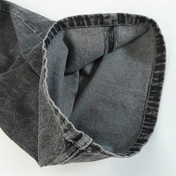 実際に弊社で買取させて頂いたCLEL/クレイル Vintage Design Flare Denim Pants/ヴィンテージデザイン フレアブラックデニムパンツ CLEpt1013 Lの画像 5枚目