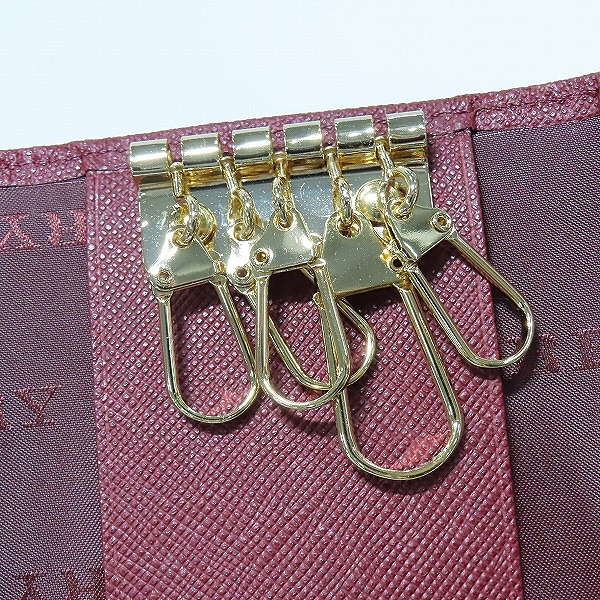 実際に弊社で買取させて頂いたBURBERRY/バーバリー バーバリーチェック×レザー キーケース/5連の画像 5枚目