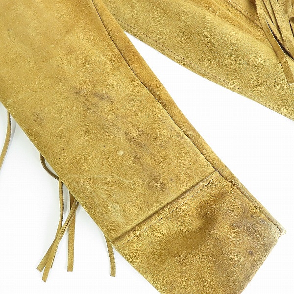 実際に弊社で買取させて頂いたRANCHER by Schott/ランチャーバイショット スエード フリンジ ウエスタンジャケット 16の画像 4枚目