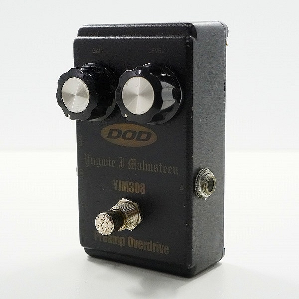 実際に弊社で買取させて頂いたDOD/ディーオーディー YJM308 YNGWIE J. MALMSTEEN Preamp Overdrive プリアンプ オーバードライブ エフェクター 動作確認済み