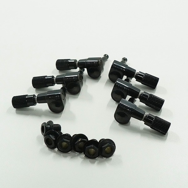 実際に弊社で買取させて頂いたGROVER/グローバー 型番不明 ブラック 3対3 ギター用 ペグ パーツ