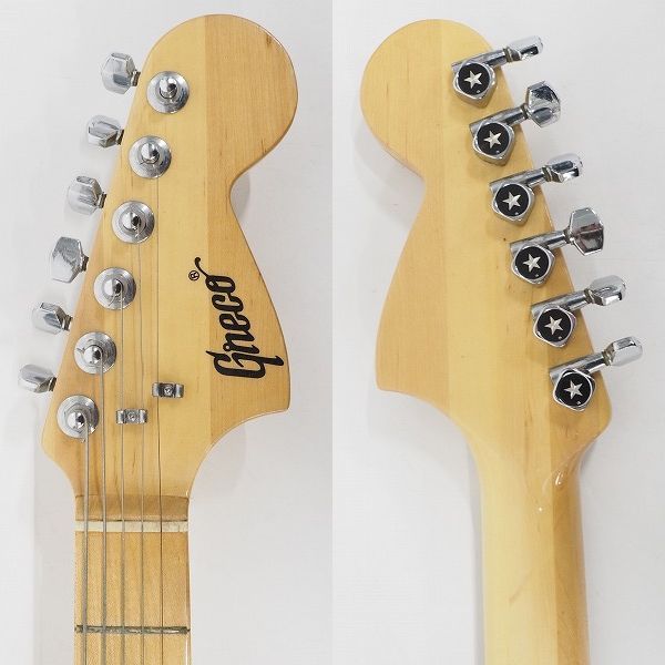 実際に弊社で買取させて頂いた★【難有り】Greco/グレコ テレキャスターデラックスType グネコロゴ エレキギター ハードケース付の画像 2枚目