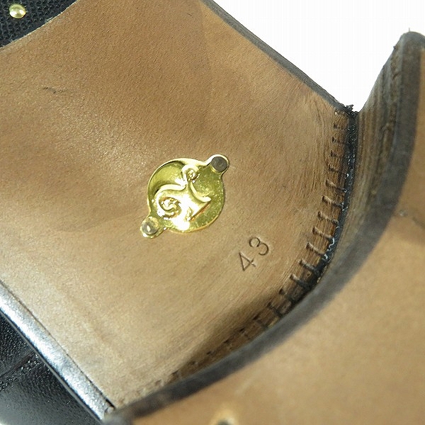 実際に弊社で買取させて頂いたLe Yucca's/レユッカス シームレス Uチップ ドレスシューズ/ビジネスシューズ 43の画像 5枚目