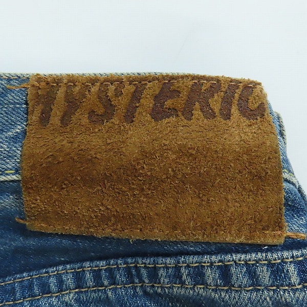 実際に弊社で買取させて頂いたHYSTERIC GLAMOUR/ヒステリックグラマー DOORS プリント USED加工 デニム 0292AP04/30の画像 2枚目