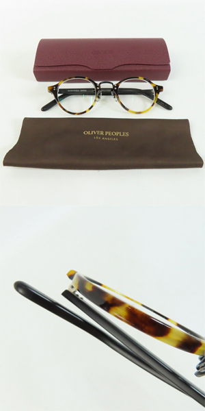 実際に弊社で買取させて頂いたOLIVER PEOPLES/オリバーピープルズ 度入り眼鏡/メガネフレーム/アイウェア 1955 雅 Limited Editionの画像 9枚目