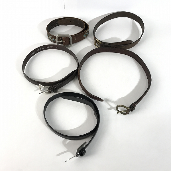 実際に弊社で買取させて頂いた【おまとめ】BEAMS/ビームス TOMORROWLAND/トゥモローランド 等 レザーベルト