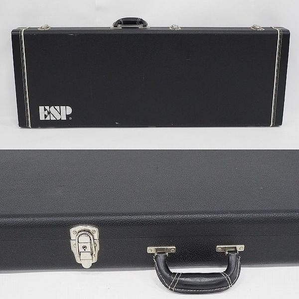 実際に弊社で買取させて頂いた★ESP/イーエスピー E-II FRX FM See Thru Black Sunburst 変形エレキギター ENG搭載 ハードケース付きの画像 9枚目