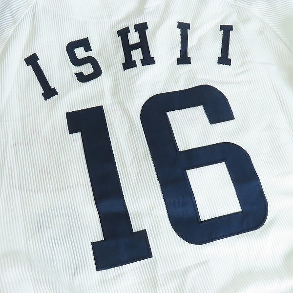 実際に弊社で買取させて頂いたデサント×ビームス 東京ヤクルトスワローズ 2006 ホーム レプリカユニフォーム #16石井 DYS-0601/FREEの画像 6枚目