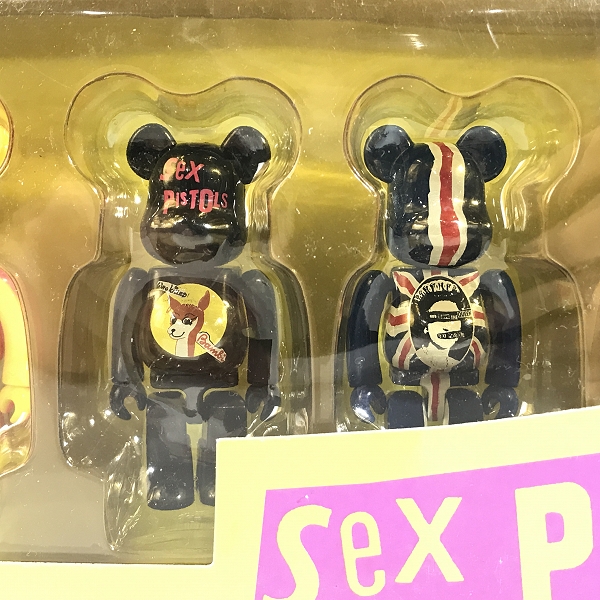 実際に弊社で買取させて頂いた【未開封】MEDICOM TOY/メディコム トイ BE@RBRICK ベアブリック 100% セックス ピストルズ HMV限定/5体セット の画像 5枚目