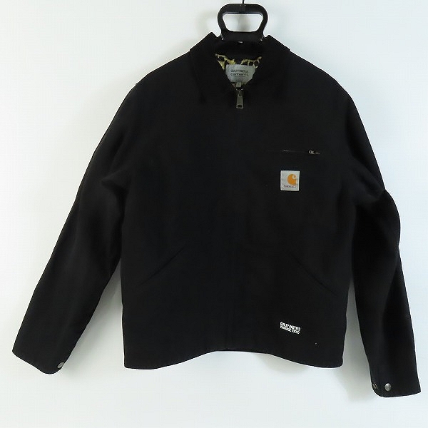実際に弊社で買取させて頂いたCARHARTT WIP×WACKO MARIA/カーハート×ワコマリア OG Detroit Jacket 裏地レオパード ジップアップ ジャケット/S