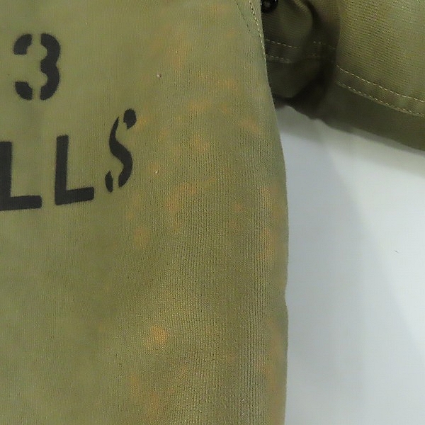 実際に弊社で買取させて頂いたTHE REAL McCOY'S/ザリアルマッコイズ N-1 ミリタリーデッキジャケット  NXsx 25462 /34の画像 7枚目