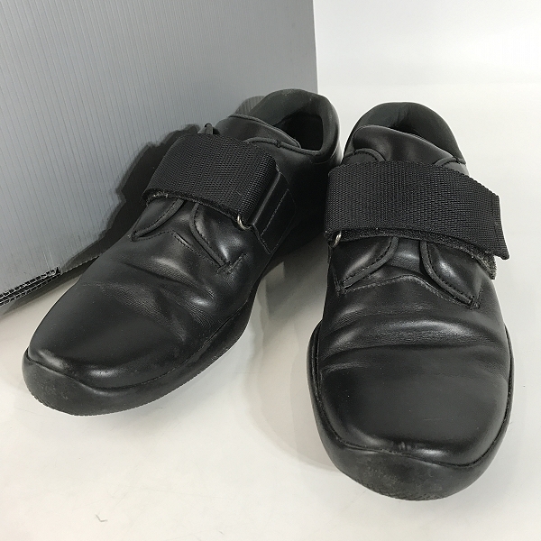 実際に弊社で買取させて頂いた【観賞用】PRADA/プラダ ベルクロ ビブラムソール ローカットスニーカー/9
