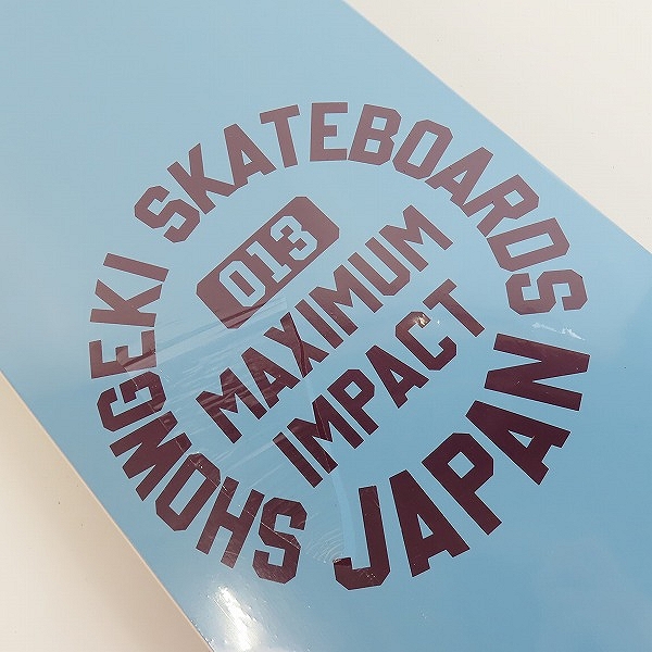 実際に弊社で買取させて頂いた【未開封】SHOWGEKI SKATEBOARDS/ショウゲキ COLLEGE スケートボード デッキの画像 4枚目